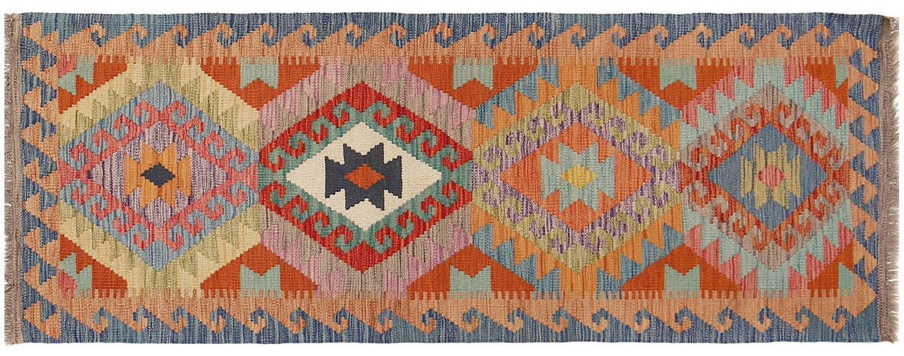 Afghan wool rug for entryway, long wool runner rug, durable Afghan wool rug, Afghan runner rug for home decor, 