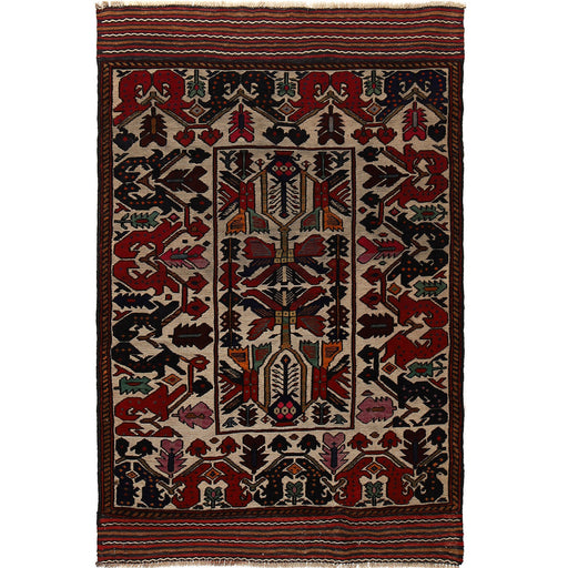 Pashtun Heritage, Hand Knotted Rug, 