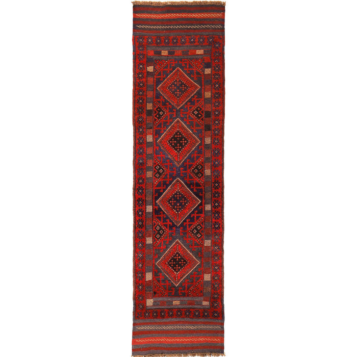 Hand-Knotted,  Afghanistan Runner Rug,  Afghan, Runner Rug, 