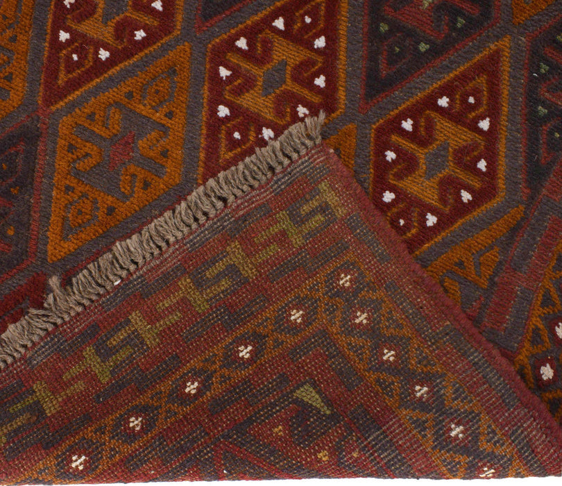 Hand Knotted Runner Rug, Pashtun, 
