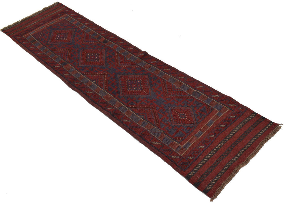 Pashtun, Hand Knotted Runner Rug, Pashtun,