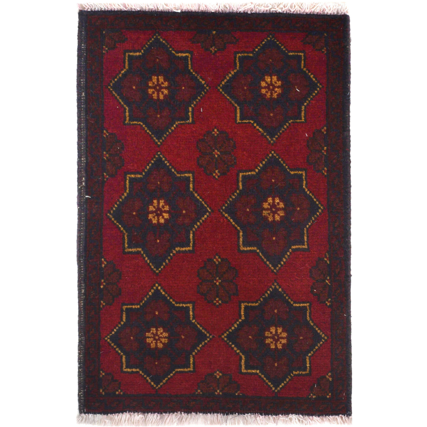 Artisanal Mini Woolen Entry Mat 2x1.3 ft