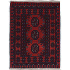 Handwoven Afghan Welcome Mat 2x1.5 ft