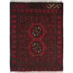 Afghan Artisan Mini Entry Rug 2x1.6 ft