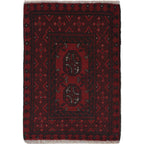 Tribal Wool Afghan Entry Mat 2.1x1.5 ft