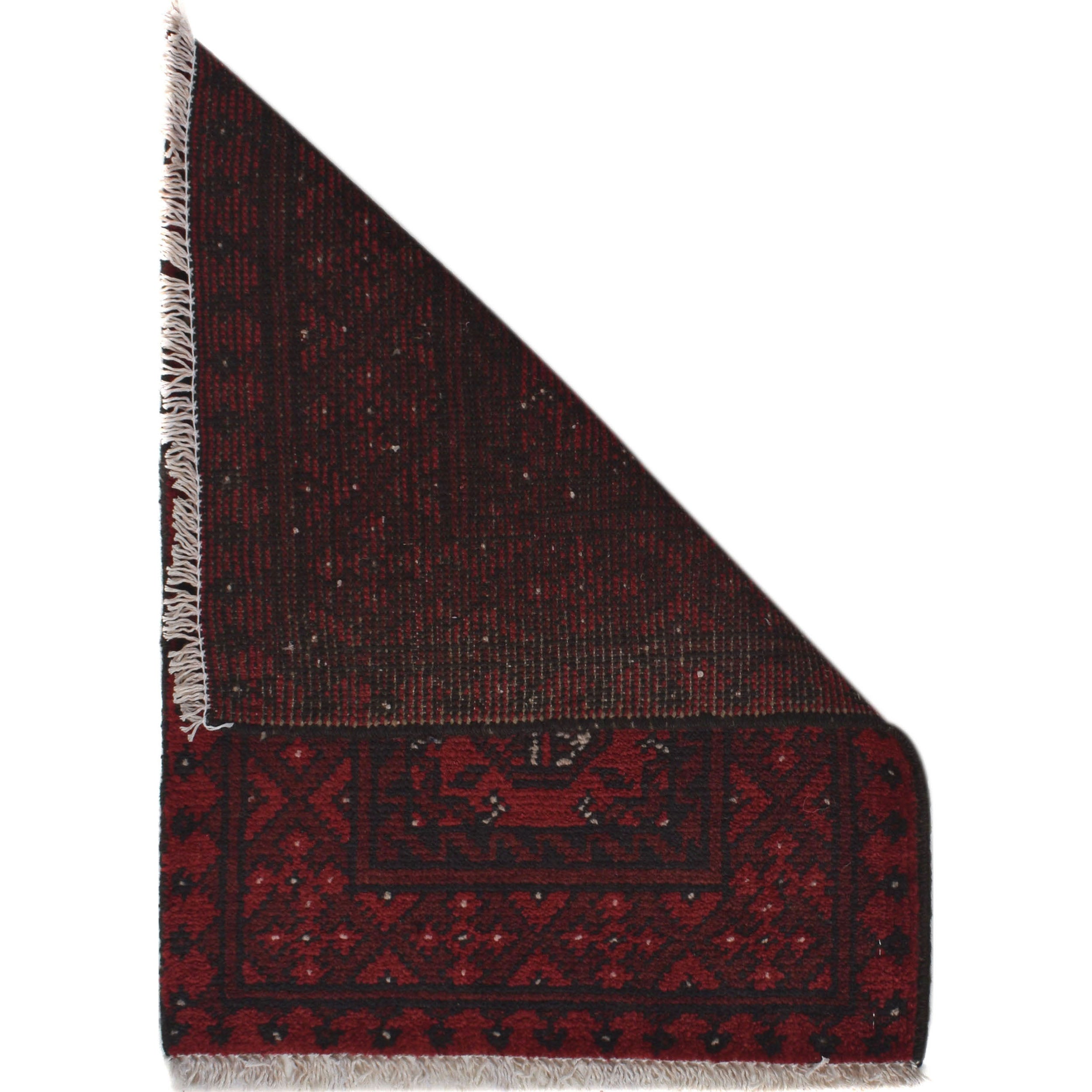 Tribal Wool Afghan Entry Mat 2.1x1.5 ft