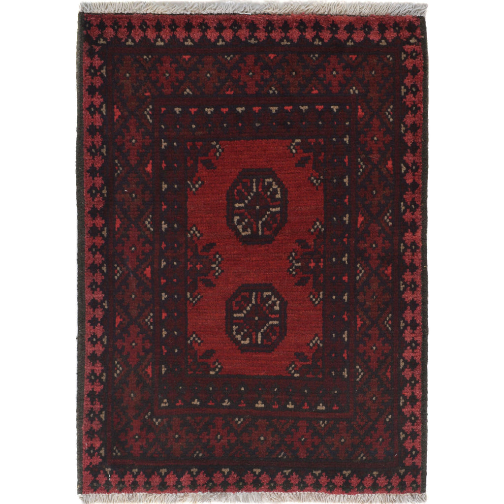Small Afghan Wool Doormat 2.4x1.6 ft