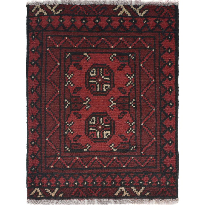 Nomad Crafted Wool Rug 2.2x1.6 ft