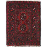 Tribal Handcrafted Afghan Doormat 2.1x1.5 ft