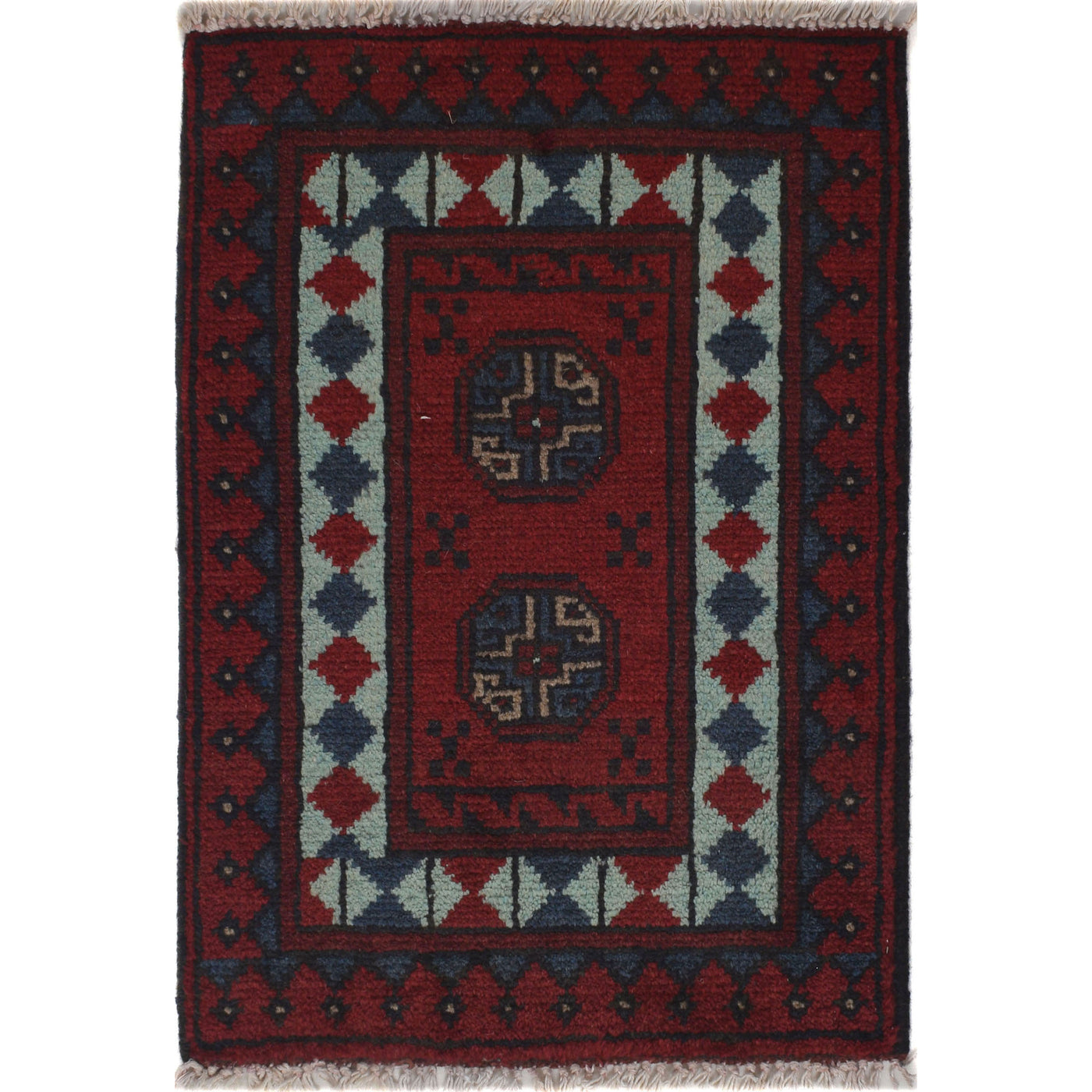 Artisan Wool Mini Doormat 2x1.4 ft