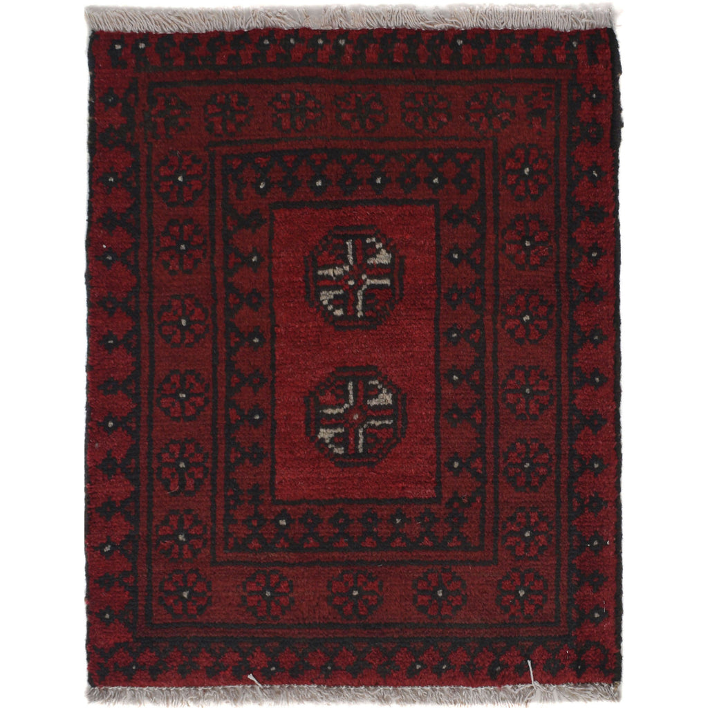 Handwoven Nomadic Welcome Rug 1.9x1.6 ft