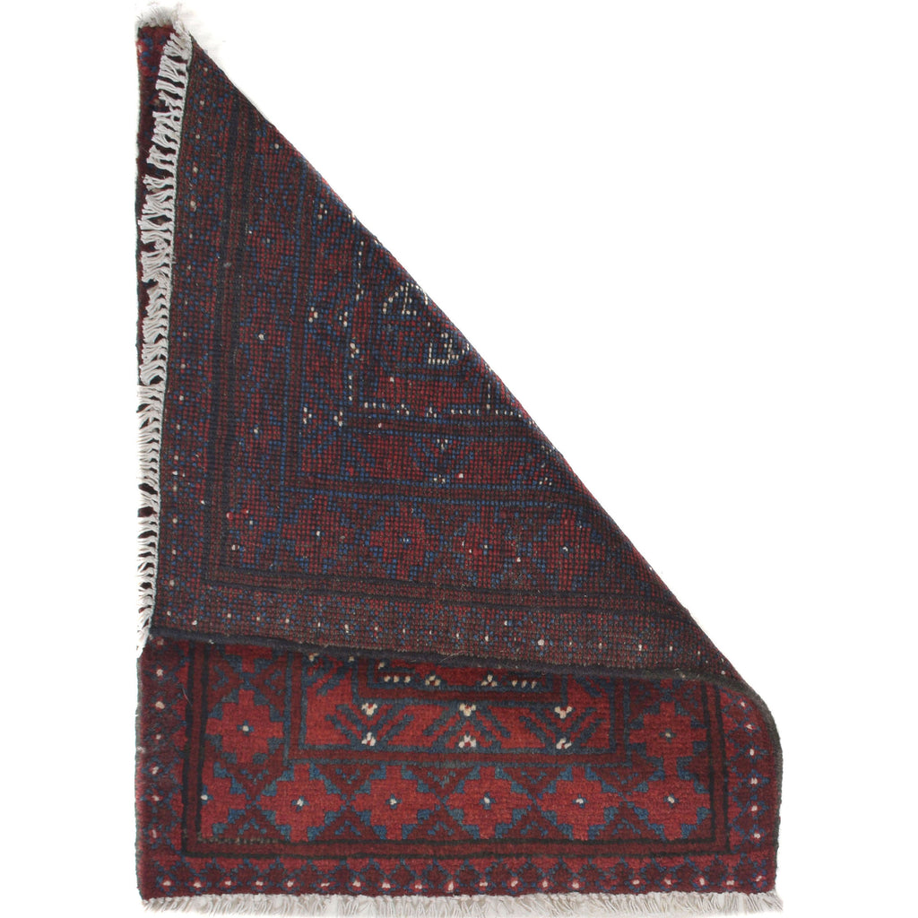Mini Tribal Wool Handwoven Rug 2.2x1.7 ft