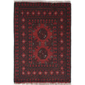 Afghan Nomad Entry Wool Rug 2.3x1.6 ft