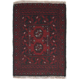 Soft Afghan Tribal Doormat 2x1.3 ft