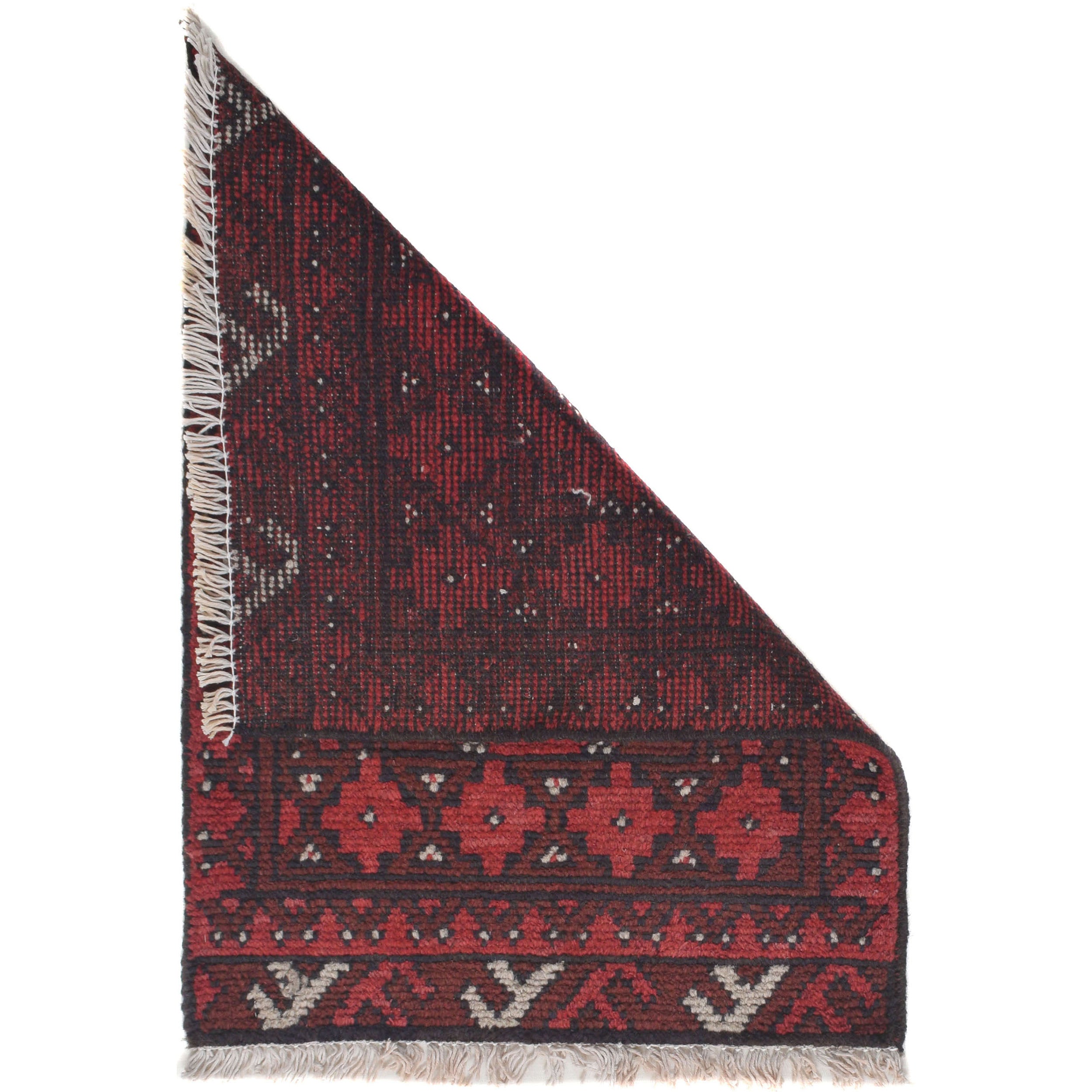 Afghan Mini Wool Floor Rug 2.1x1.5 ft