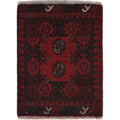 Handmade Afghan Small Entry Rug 2x1.6 ft