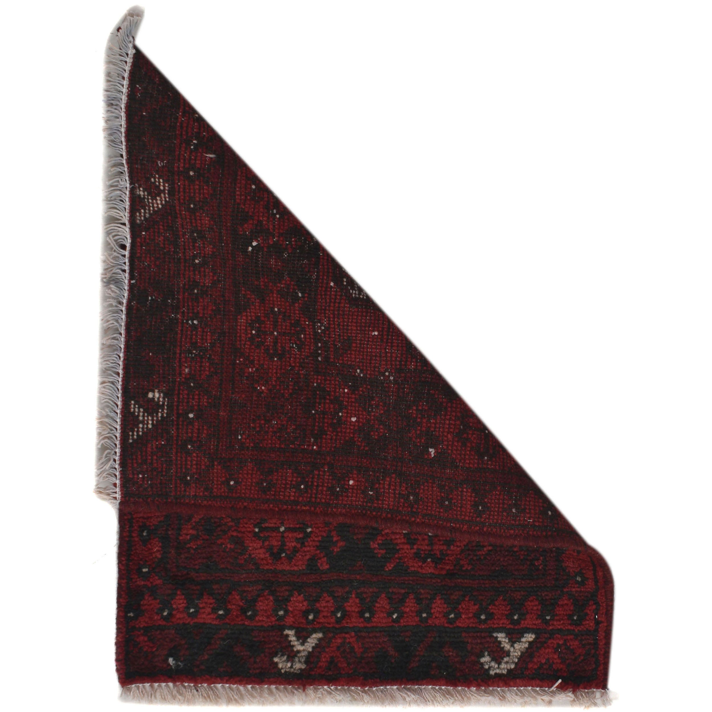 Handmade Afghan Small Entry Rug 2x1.6 ft