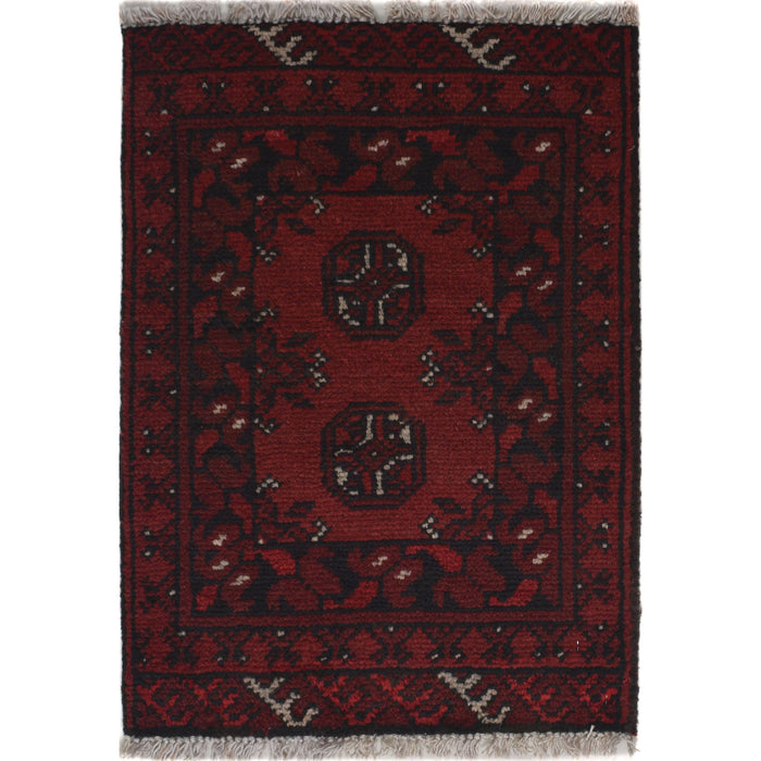 Afghan Ethnic Wool Doormat 2x1.4 ft