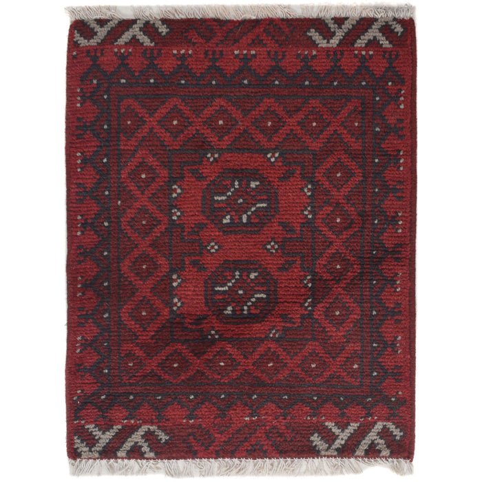 Nomadic Soft Wool Handmade Rug 2x1.5 ft