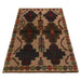 wool rug made in Afghanistan, artisan-crafted Afghan rug, 