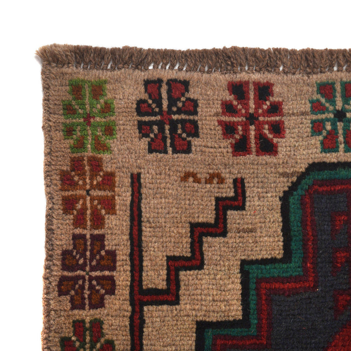 Afghan cultural rug, vintage-style Afghan rug, 