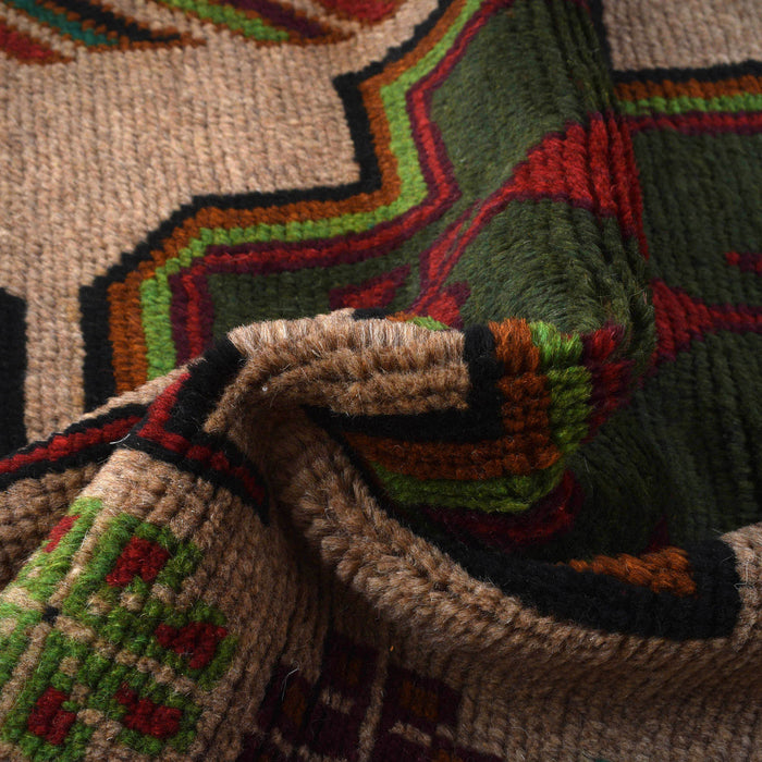 Afghan women-made rug, Afghan tribal rug,