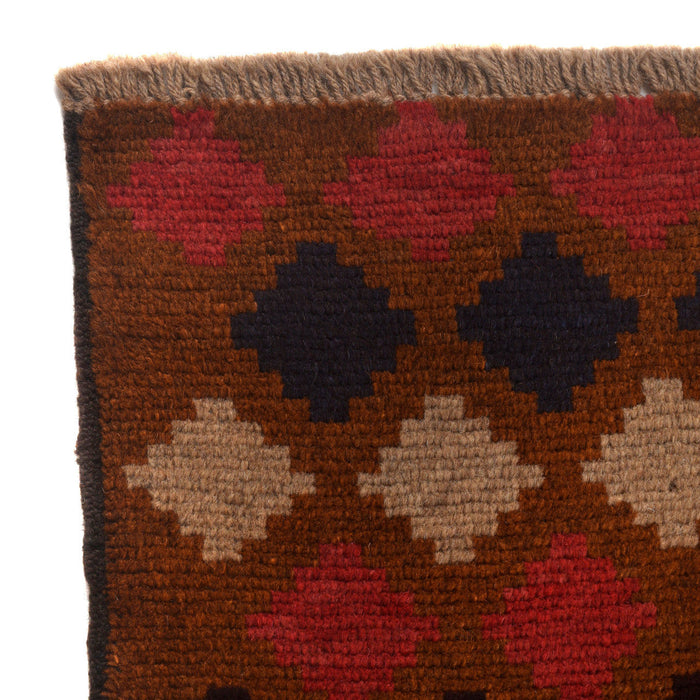 unique Baloch rug design, Afghan wool rug decor, 