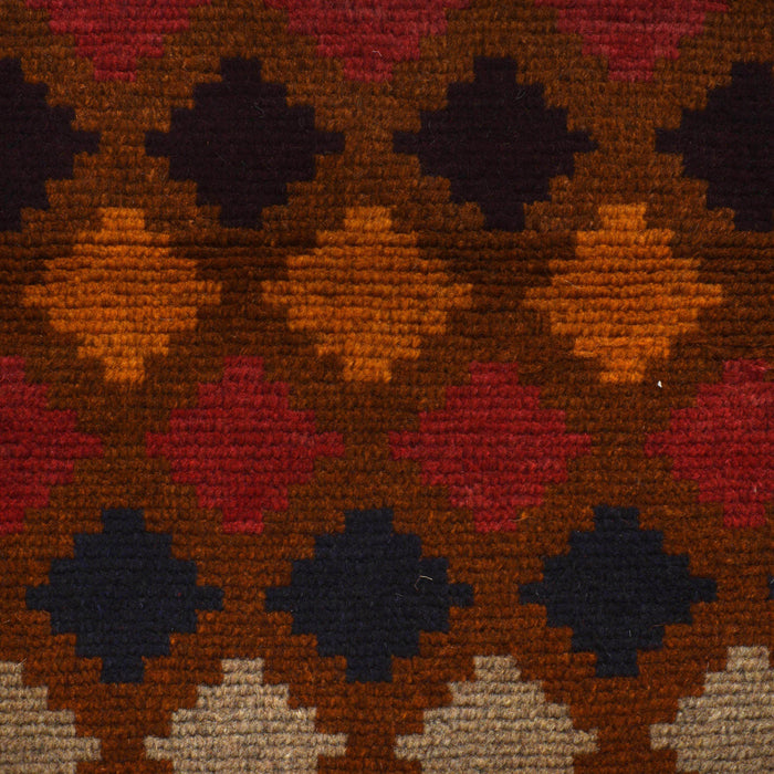wool area rug handmade, tribal Afghan rug, 