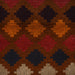wool area rug handmade, tribal Afghan rug, 