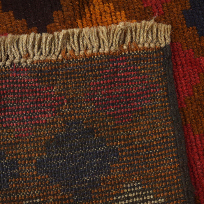 handmade Afghan Baloch rug.