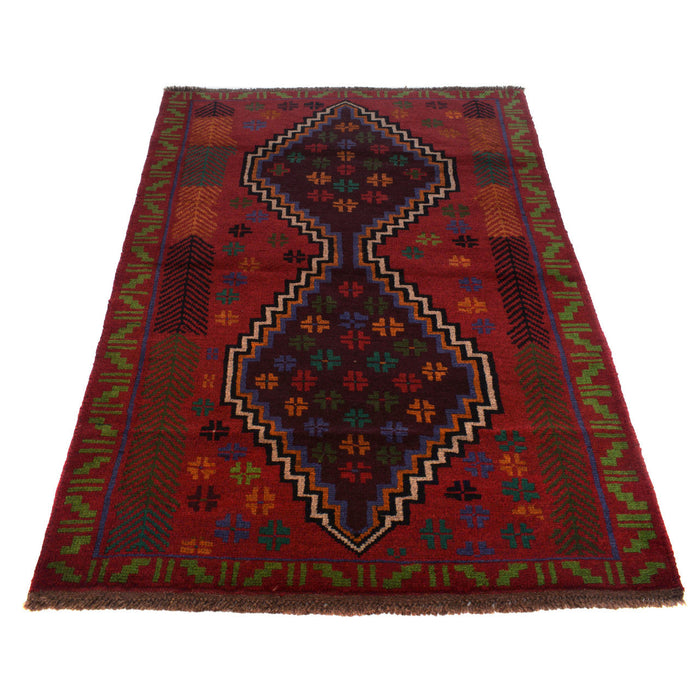Afghan handmade rug, women-crafted rug, 