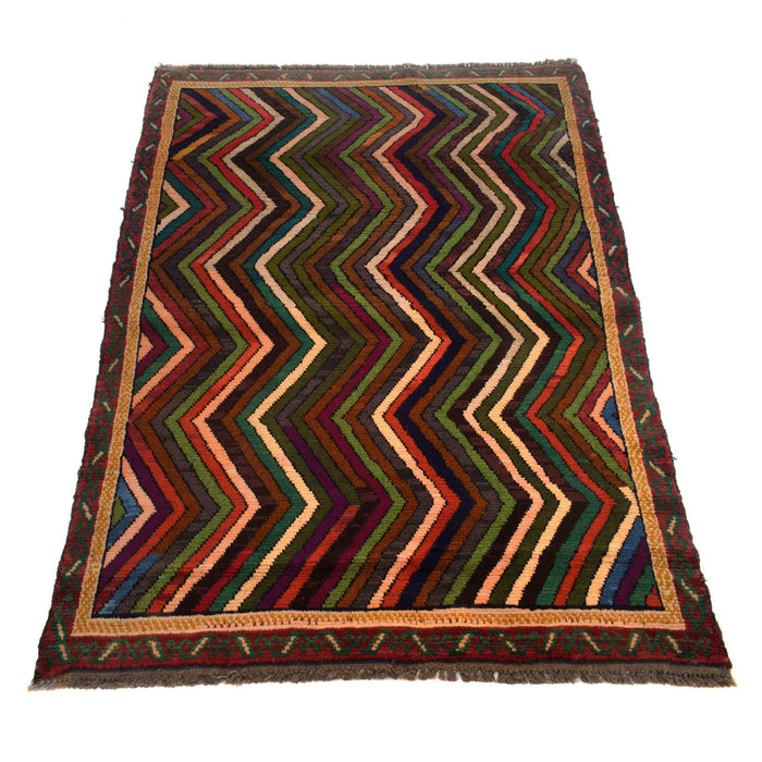 Afghan handmade rug, women-crafted rug, 