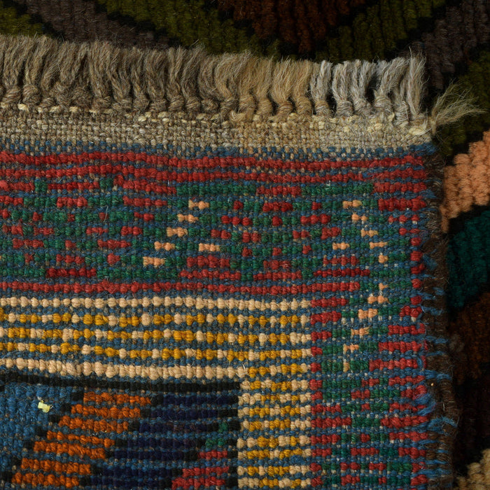 handmade Afghan Baloch rug.