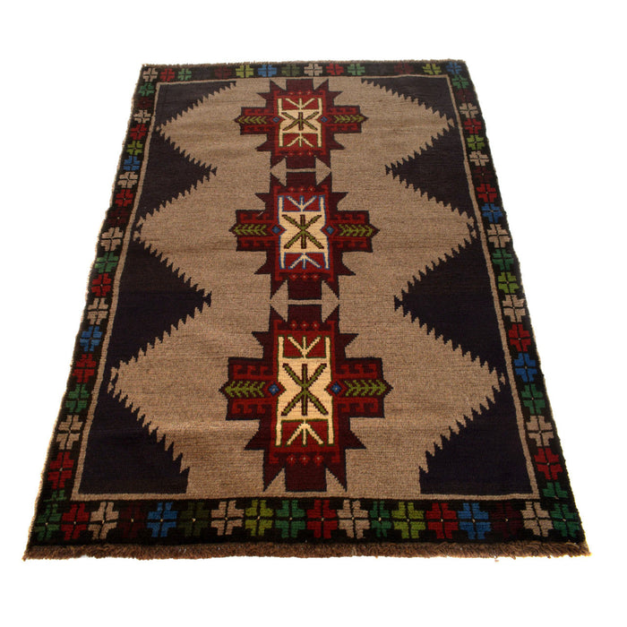 Afghan handmade rug, women-crafted rug, 