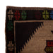 unique Baloch rug design, Afghan wool rug decor, 