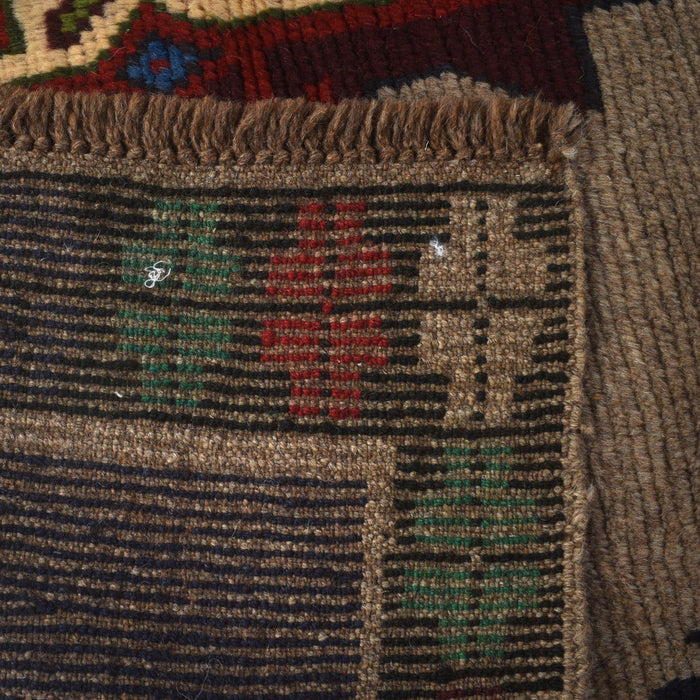 handmade Afghan Baloch rug.