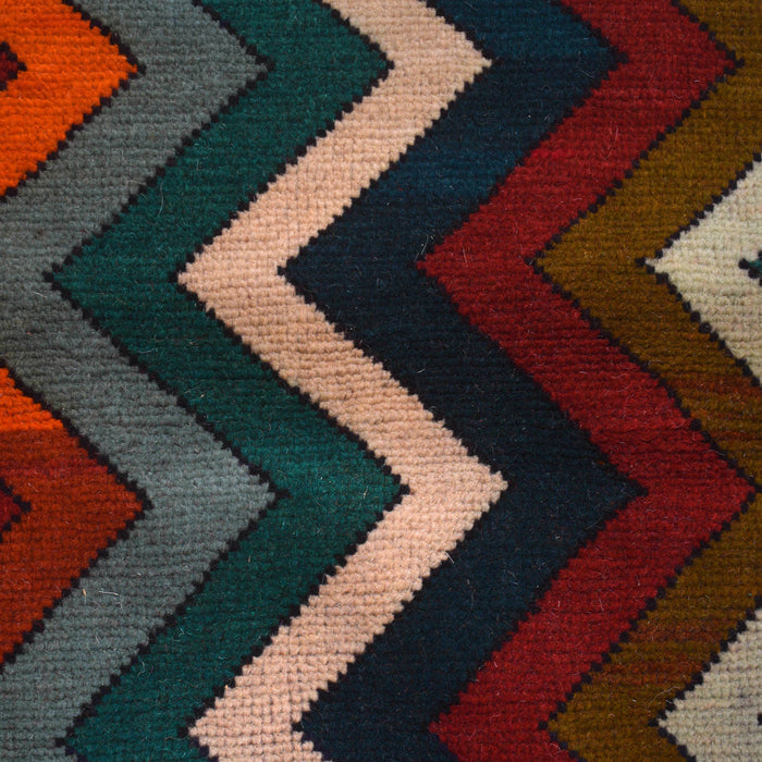 wool area rug handmade, tribal Afghan rug, 