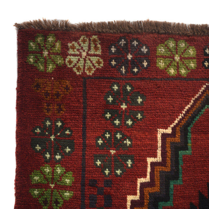 handmade Afghan Baloch rug.