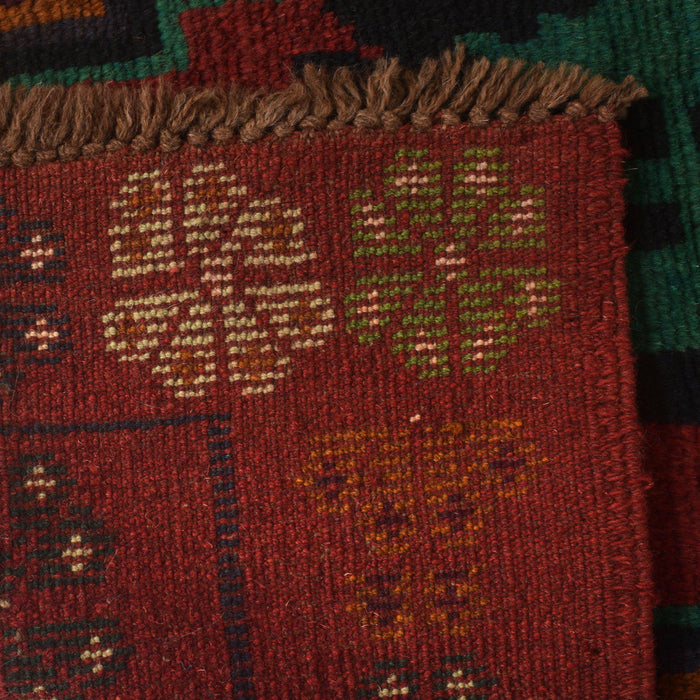 unique Baloch rug design, Afghan wool rug decor, 