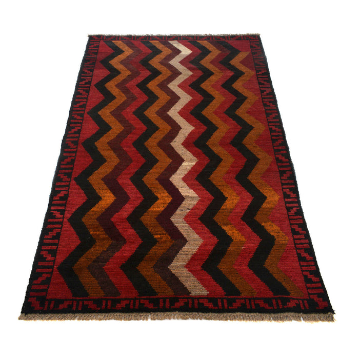 Baloch Tribal Rug, Afghan Wool Carpet, 