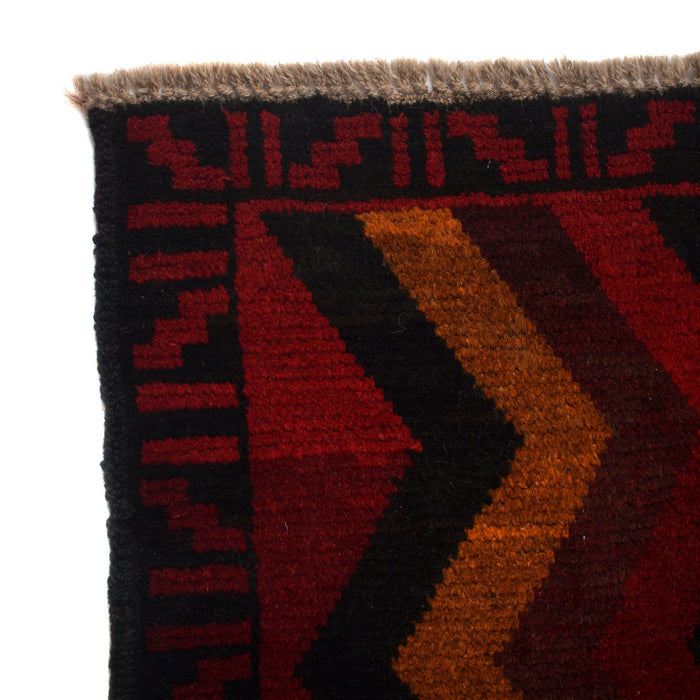 Traditional Handwoven Rug, Baloch Afghan Carpet, 