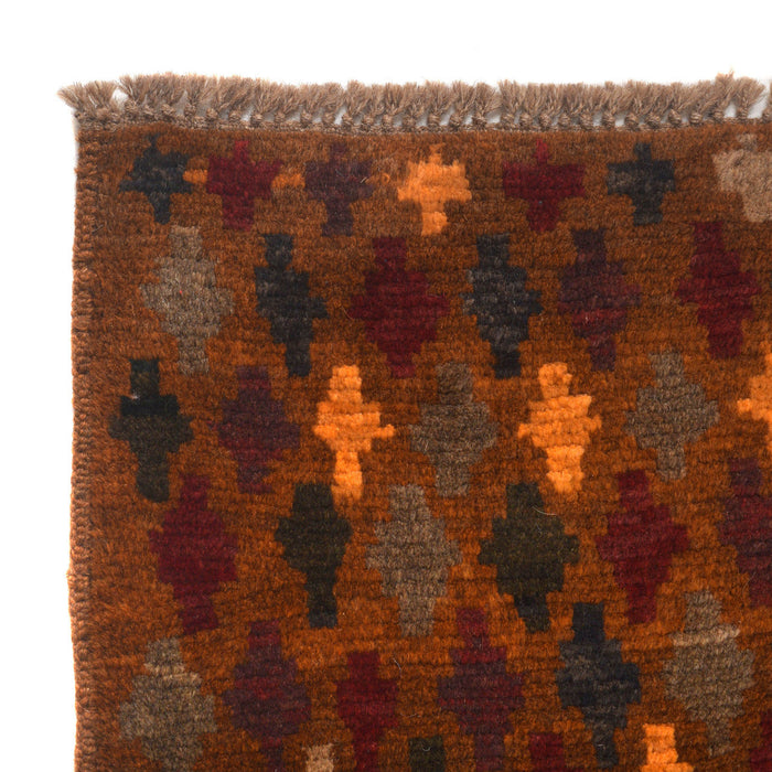 Traditional Handwoven Rug, Baloch Afghan Carpet, 