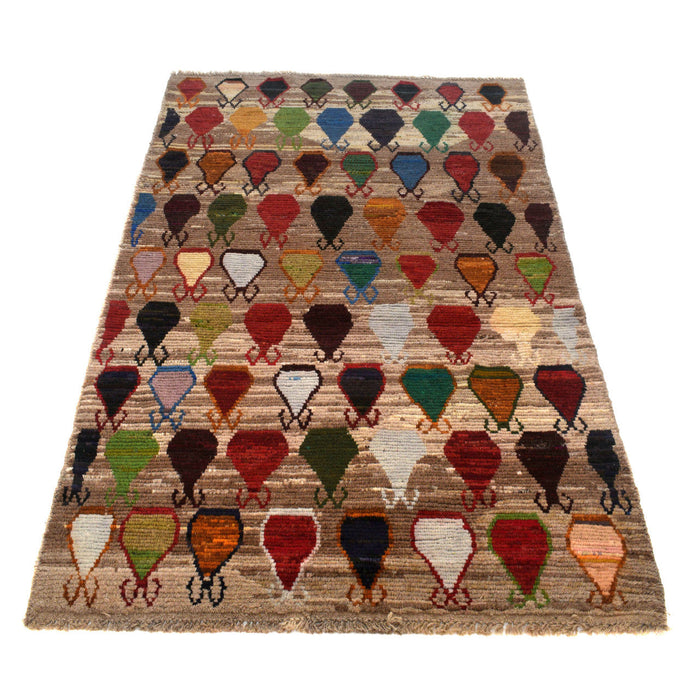 Baloch Tribal Rug, Afghan Wool Carpet, Handcrafted Tribal Carpet, 
