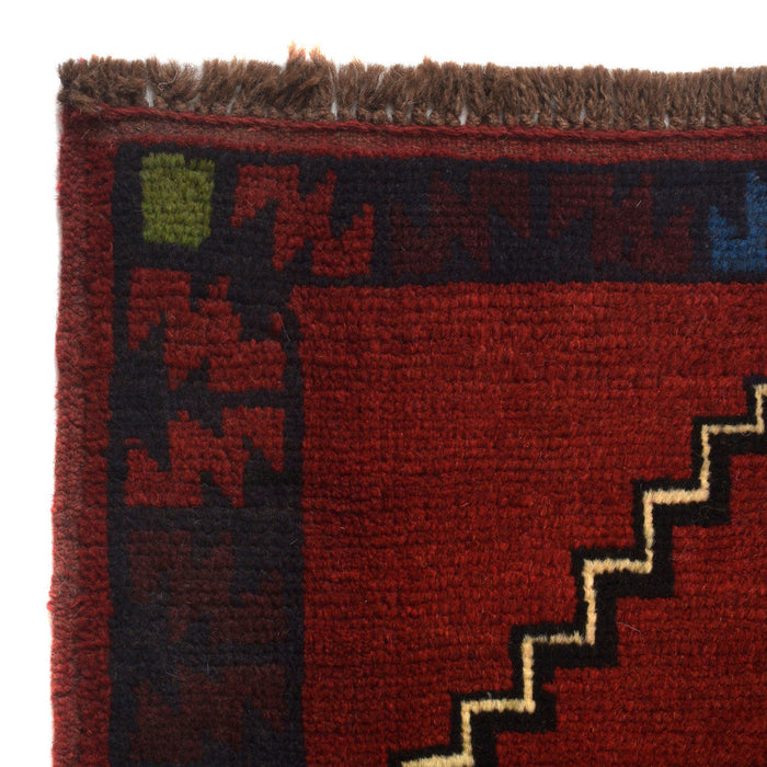  Traditional Handwoven Rug, Baloch Afghan Carpet,