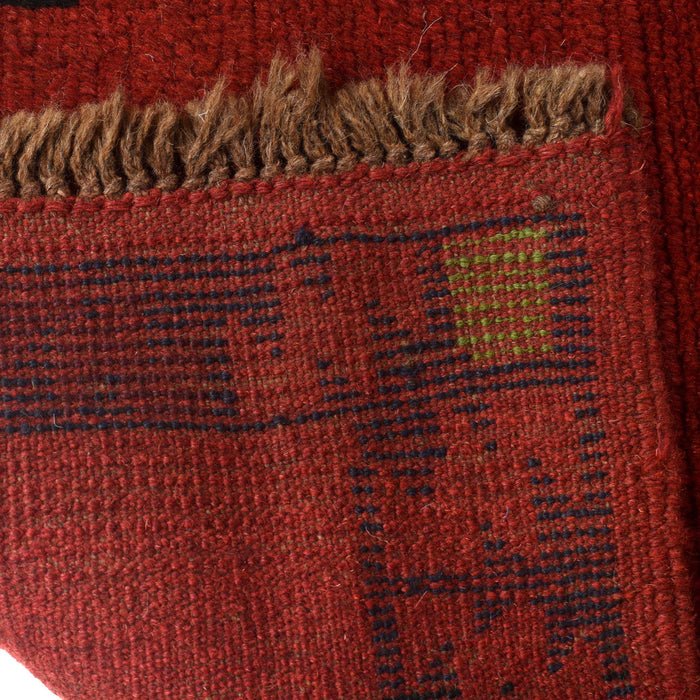  Tribal Wool Carpet, Unique Afghan Rug, Ethnic Afghan Rug