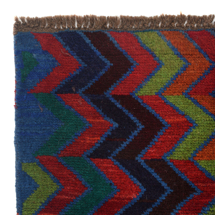 Baloch Afghan Carpet, Tribal Wool Carpet, 