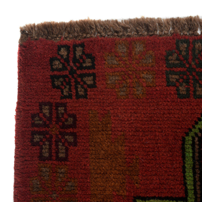 Baloch Afghan Carpet, Tribal Wool Carpet, 