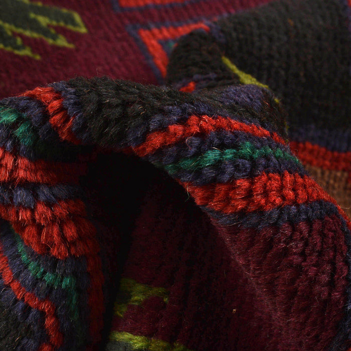 Afghan Handmade Rug, Baloch Rug, Wool Tribal Carpet, 