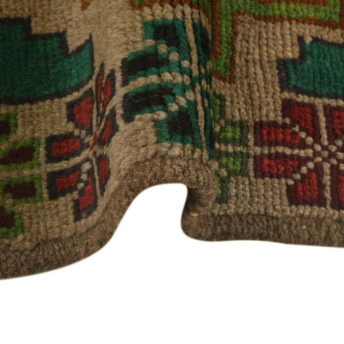 Afghan Home Decor, Vintage Afghan Rug, Baloch Design Rug, 
