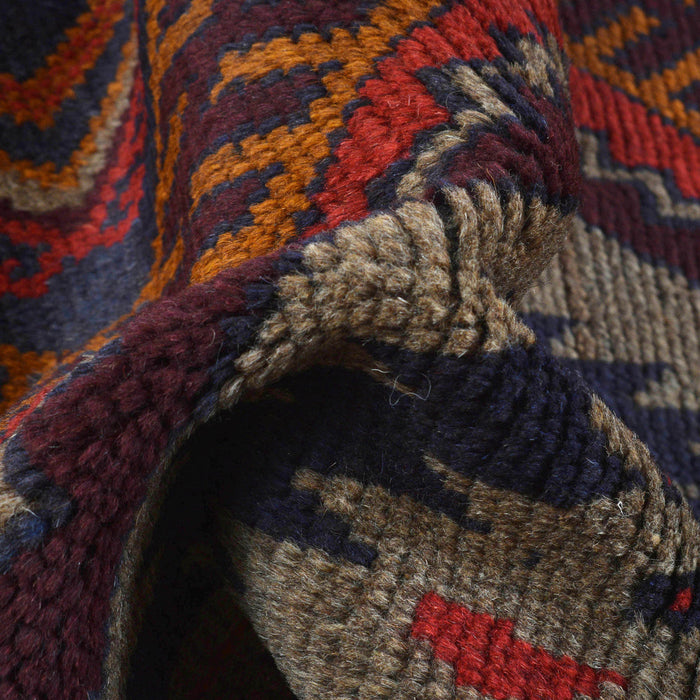 Afghan Home Decor, Vintage Afghan Rug, Baloch Design Rug, 